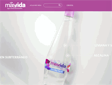 Tablet Screenshot of aguamasvida.com